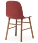 Form Normann Copenhagen Silla Con Patas de Madera