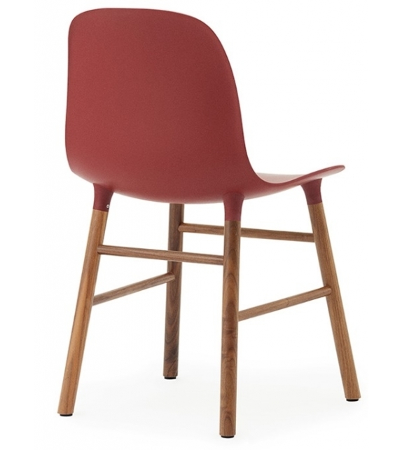 Form Normann Copenhagen Silla Con Patas de Madera