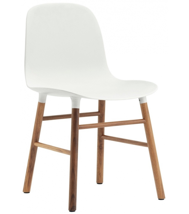 Form Normann Copenhagen Silla Con Patas de Madera