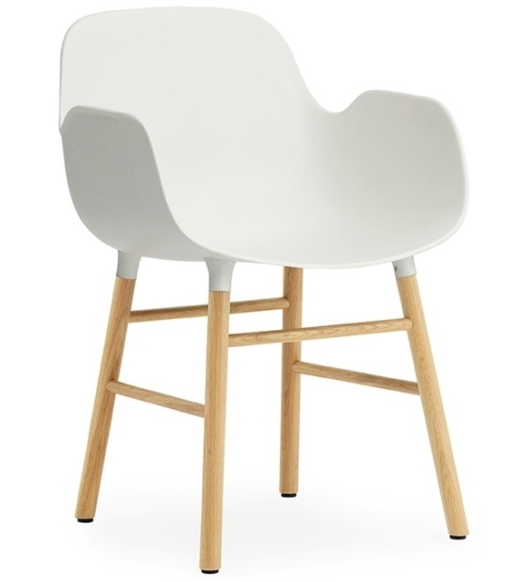 Form Normann Copenhagen Silla con Patas de Madera