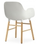 Form Normann Copenhagen Poltrona con Gambe In Legno