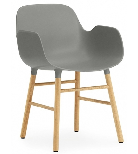 Form Normann Copenhagen Poltrona con Gambe In Legno