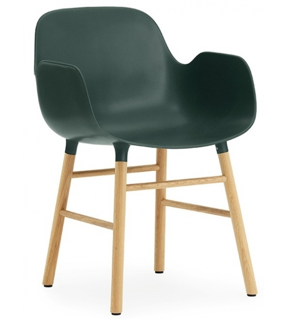 Form Normann Copenhagen Poltrona con Gambe In Legno