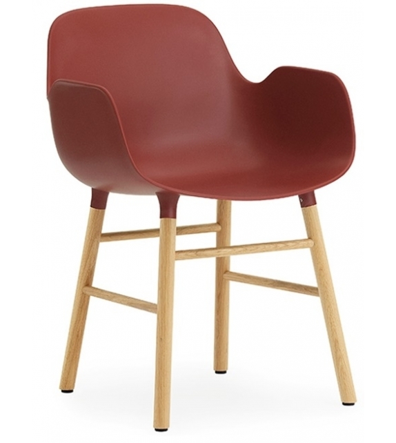 Form Normann Copenhagen Poltrona con Gambe In Legno