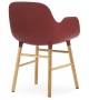 Form Normann Copenhagen Poltrona con Gambe In Legno