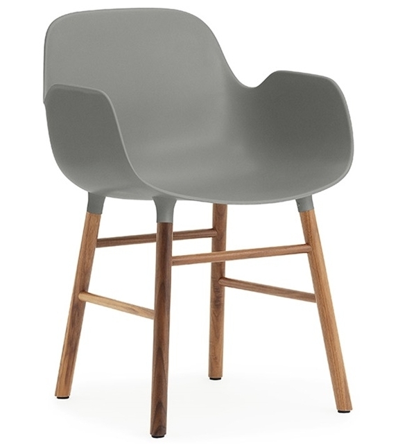 Form Normann Copenhagen Poltrona con Gambe In Legno