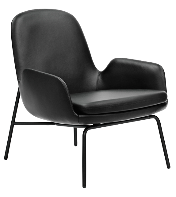 Era Normann Copenhagen Fauteuil Bas Avec Pieds en Acier