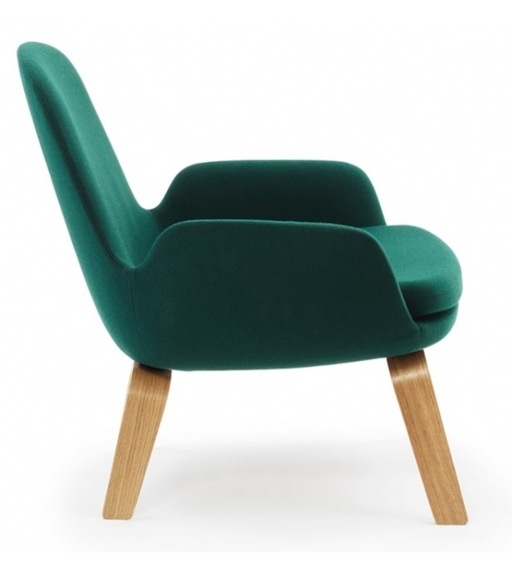 Era Normann Copenhagen Fauteuil Bas Avec Pieds En Bois