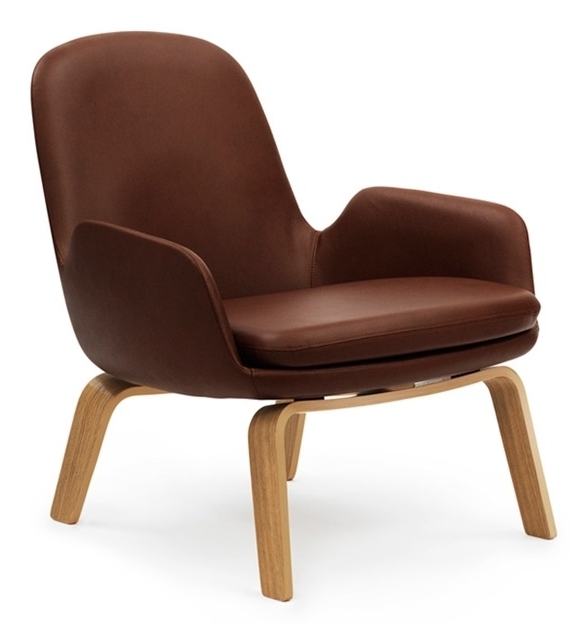 Era Normann Copenhagen Fauteuil Bas Avec Pieds En Bois