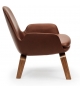 Era Normann Copenhagen Fauteuil Bas Avec Pieds En Bois