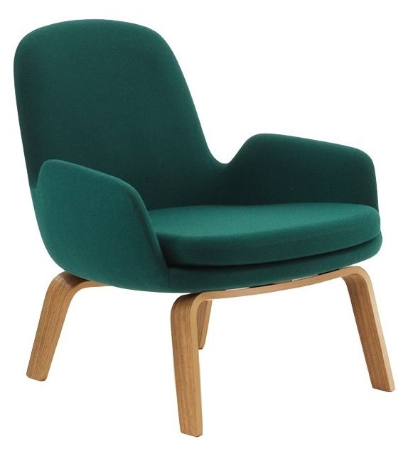 Era Normann Copenhagen Fauteuil Bas Avec Pieds En Bois