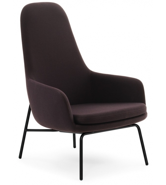 Era Normann Copenhagen Sillón Alto con Patas de Acero