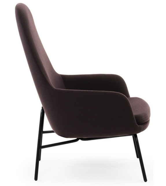 Era Normann Copenhagen Lounge Chair High With Steel Legs