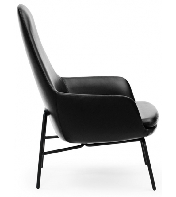 Era Normann Copenhagen Sillón Alto con Patas de Acero