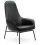 Era Normann Copenhagen Lounge Chair High With Steel Legs