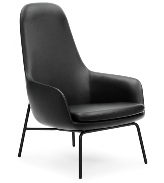 Era Normann Copenhagen Lounge Chair High With Steel Legs