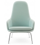 Era Normann Copenhagen Sillón Alto con Patas de Acero