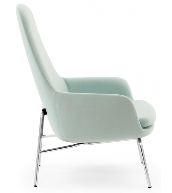 Era Normann Copenhagen Lounge Chair High With Steel Legs