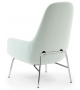 Era Normann Copenhagen Lounge Chair High With Steel Legs