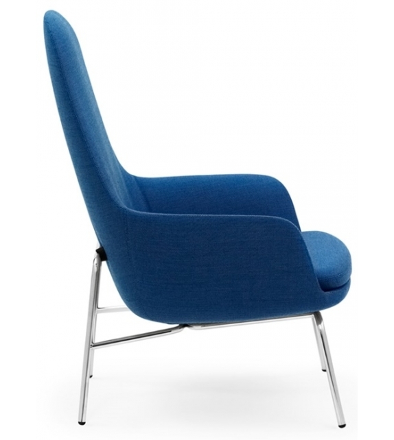 Era Normann Copenhagen Sillón Alto con Patas de Acero