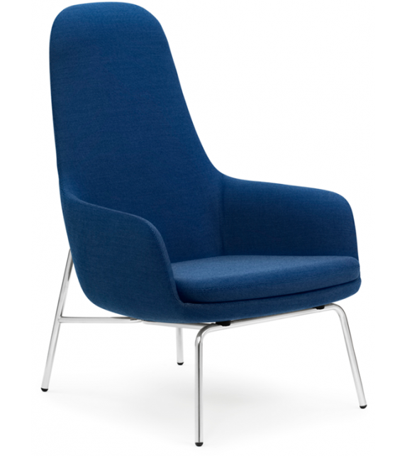 Era Normann Copenhagen Sillón Alto con Patas de Acero