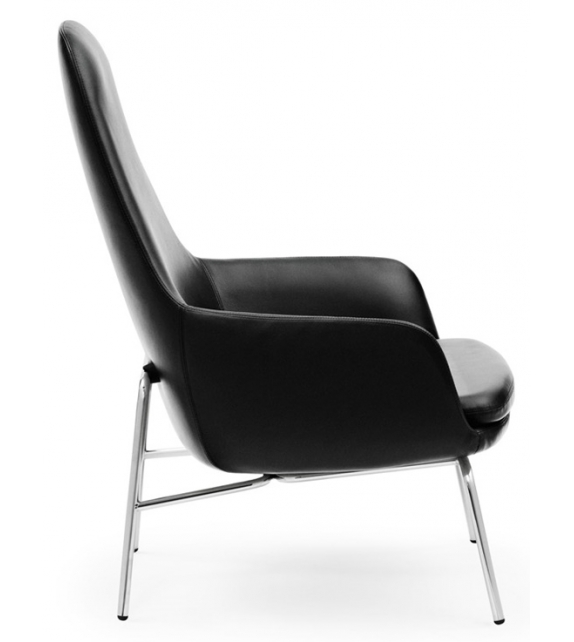 Era Normann Copenhagen Lounge Chair High With Steel Legs