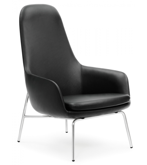 Era Normann Copenhagen Sillón Alto con Patas de Acero