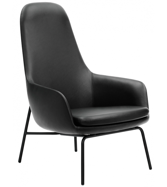 Era Normann Copenhagen Fauteuil Haute Avec Pieds en Acier