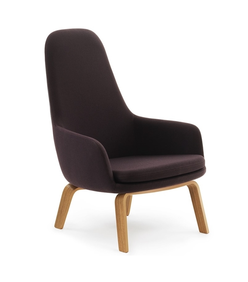 Era Normann Copenhagen Fauteuil Haute Avec Pieds en Bois