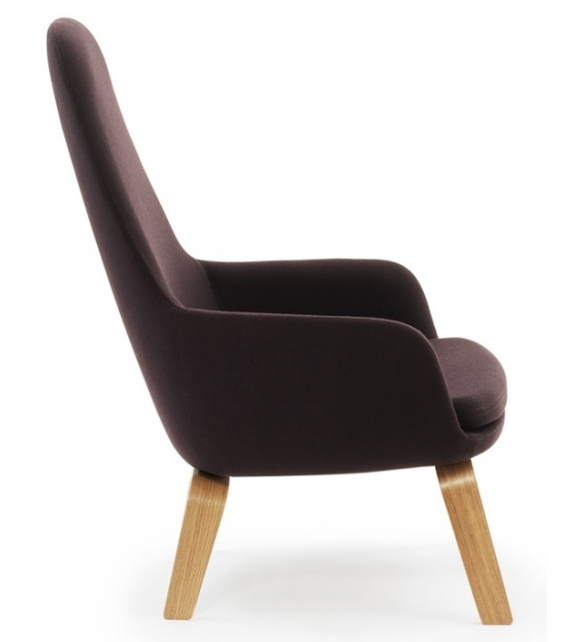 Era Normann Copenhagen Fauteuil Haute Avec Pieds en Bois