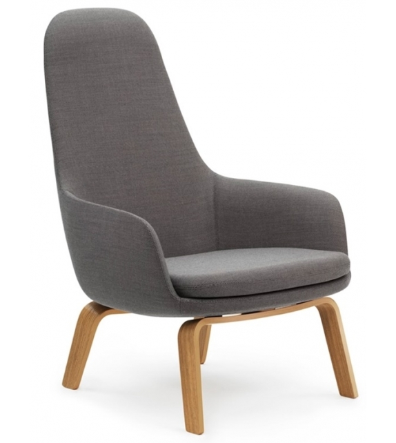 Era Normann Copenhagen Fauteuil Haute Avec Pieds en Bois