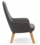 Era Normann Copenhagen Fauteuil Haute Avec Pieds en Bois