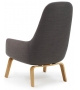 Era Normann Copenhagen Fauteuil Haute Avec Pieds en Bois