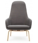 Era Normann Copenhagen Fauteuil Haute Avec Pieds en Bois