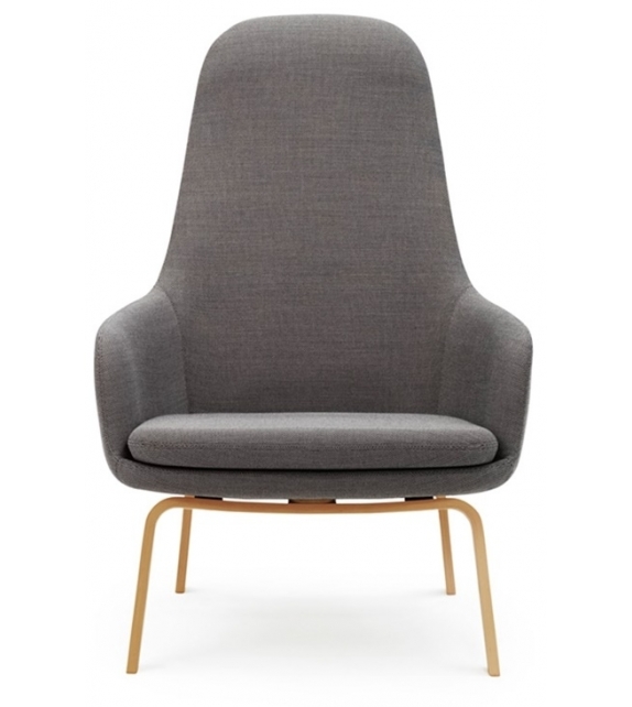 Era Normann Copenhagen Fauteuil Haute Avec Pieds en Bois