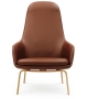 Era Normann Copenhagen Fauteuil Haute Avec Pieds en Bois