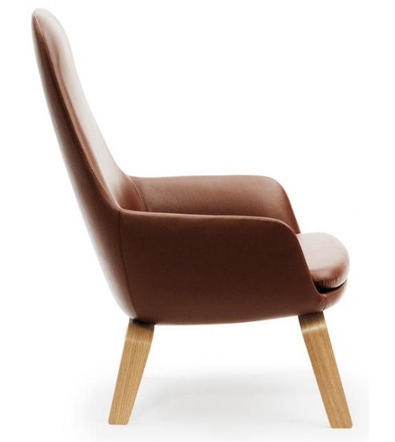 Era Normann Copenhagen Fauteuil Haute Avec Pieds en Bois