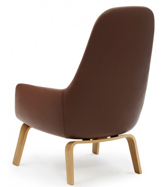 Era Normann Copenhagen Fauteuil Haute Avec Pieds en Bois