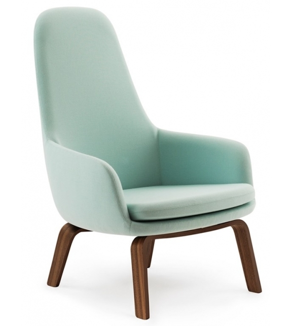 Era Normann Copenhagen Fauteuil Haute Avec Pieds en Bois