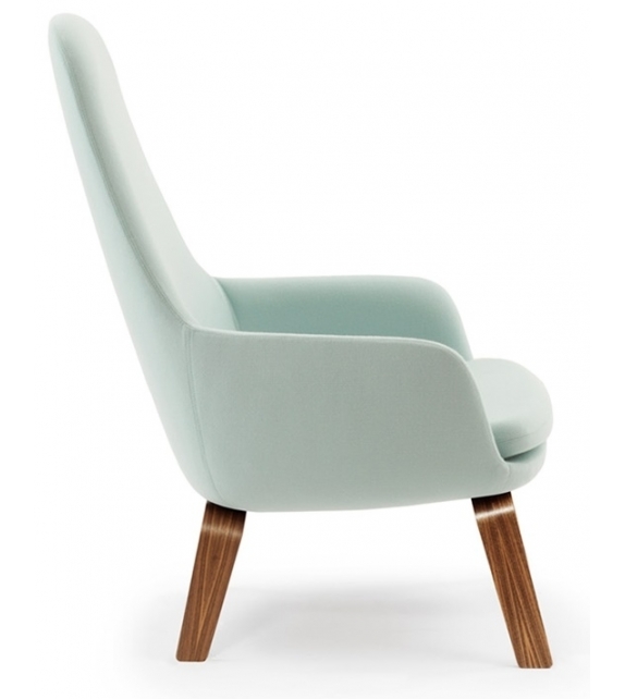 Era Normann Copenhagen Fauteuil Haute Avec Pieds en Bois