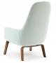 Era Normann Copenhagen Lounge Chair High With Wood Legs