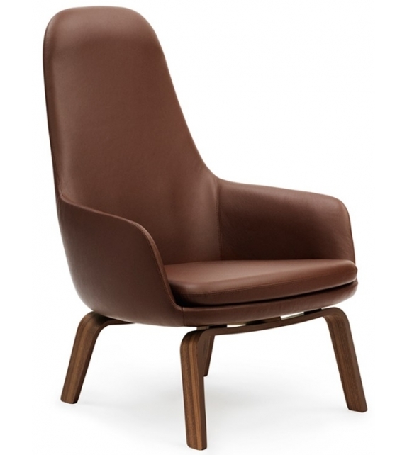 Era Normann Copenhagen Fauteuil Haute Avec Pieds en Bois