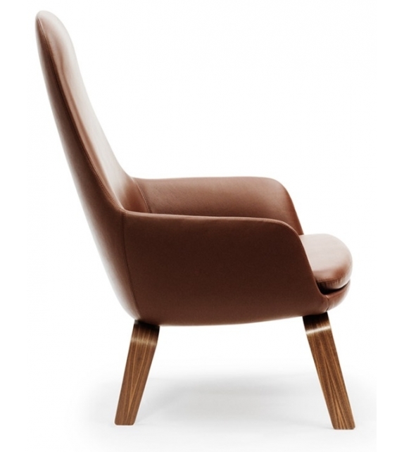 Era Normann Copenhagen Lounge Chair High With Wood Legs