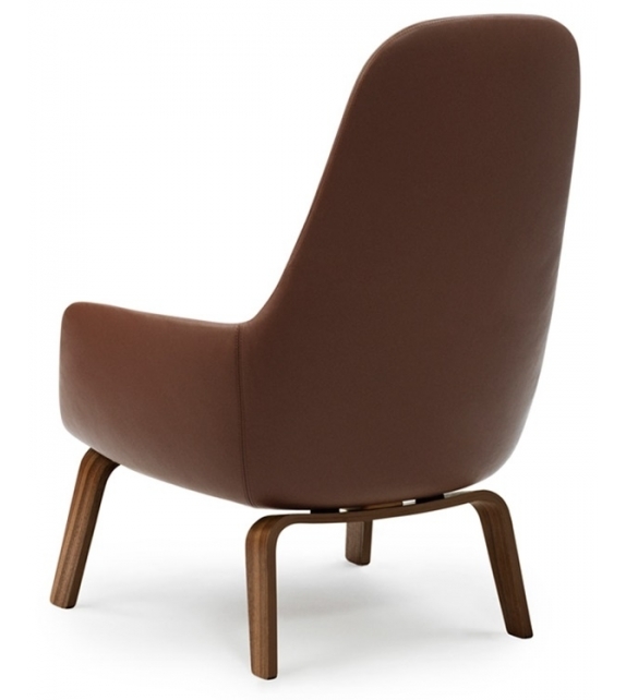 Era Normann Copenhagen Lounge Chair High With Wood Legs