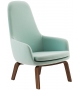 Era Normann Copenhagen Lounge Chair High With Wood Legs