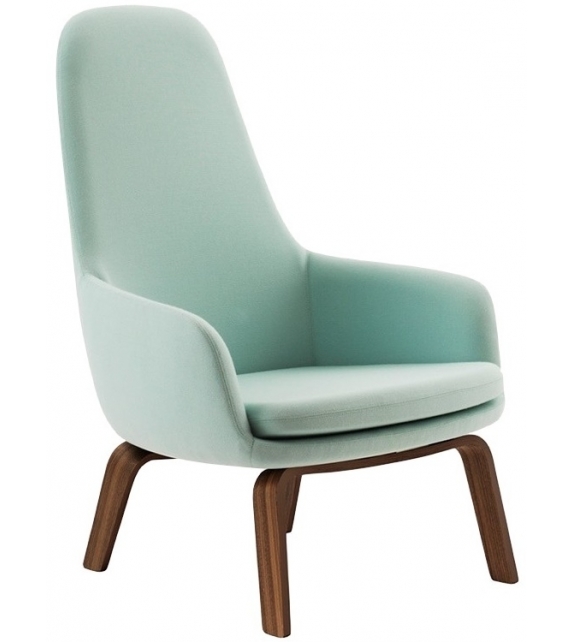 Era Normann Copenhagen Fauteuil Haute Avec Pieds en Bois