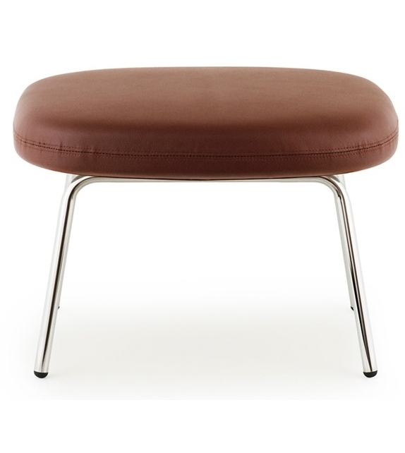 Era Normann Copenhagen Pouf con Gambe in Acciaio