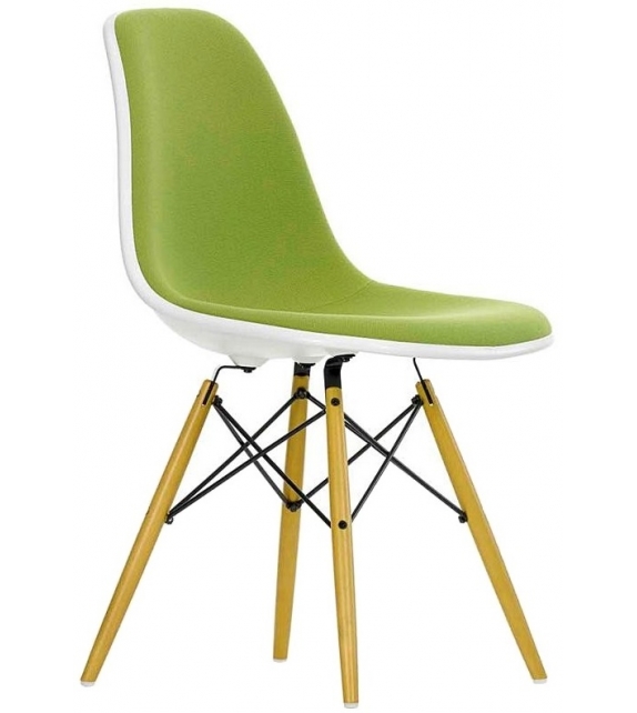 Eames Plastic Side Chair DSW Padded Vitra