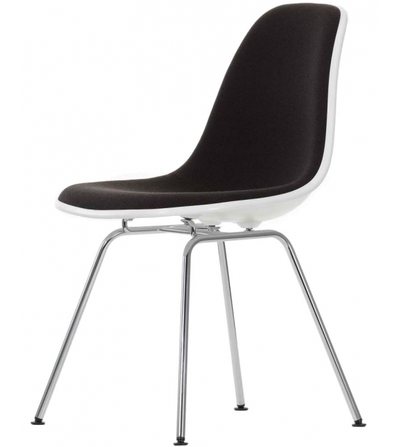 Eames Plastic Side Chair DSX Silla Tapiazada Vitra