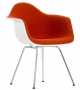 Eames Plastic Armchair DAX With Upholstery Vitra